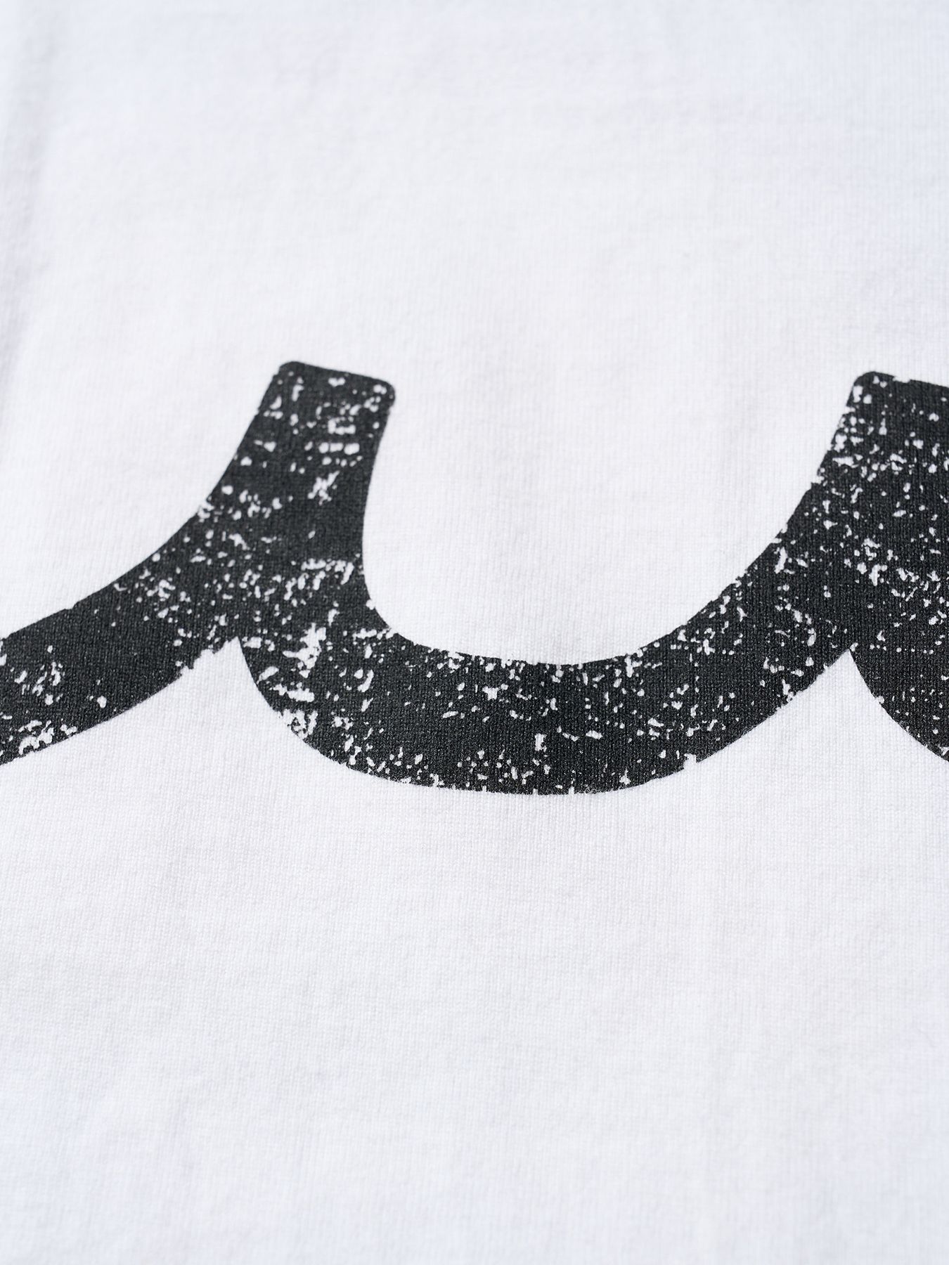 【予約品 1月25日(日) 締切】muta × wjk collection：cut-off mock S/S (printed) / カットオフ モックネック ショートスリーブ / ホワイト