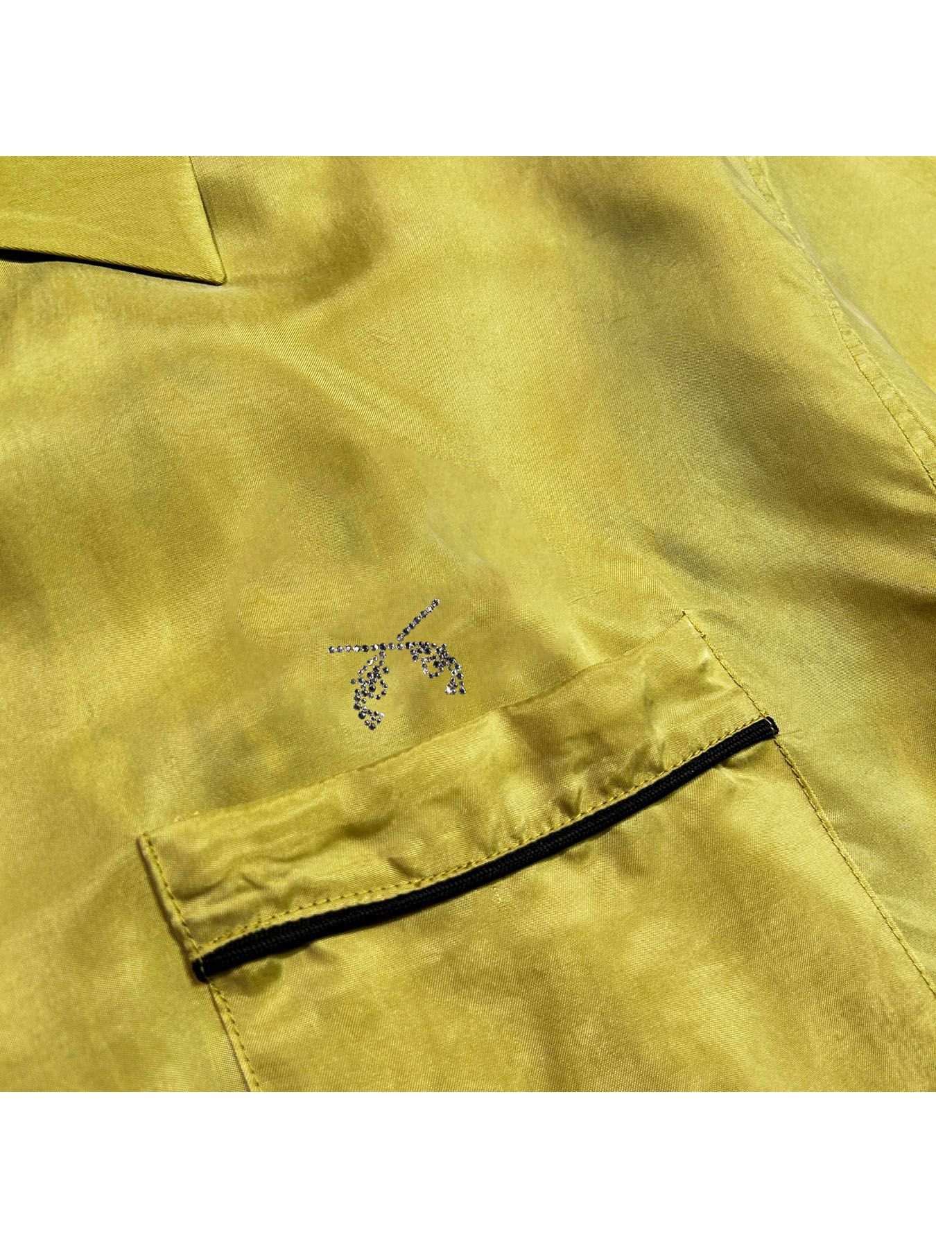 【予約品 8月10日(日) 締切 】BOWLING SHIRT CRY / ボーリング シャツ / クリスタル マスタード