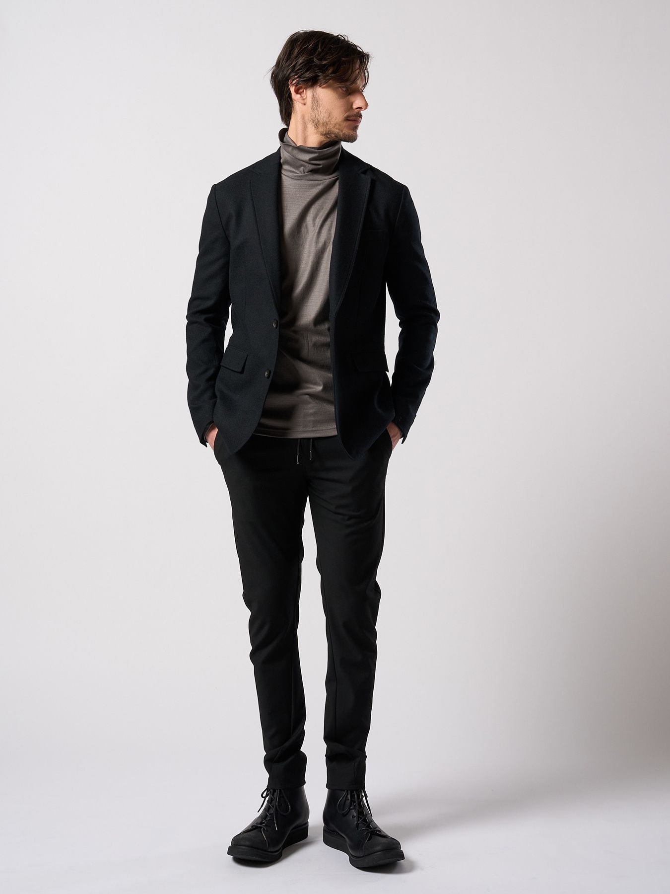 【予約品 4月19日(日) 18時締切】modern lineman boots / カウレザー モダン ラインマンブーツ / ブラック