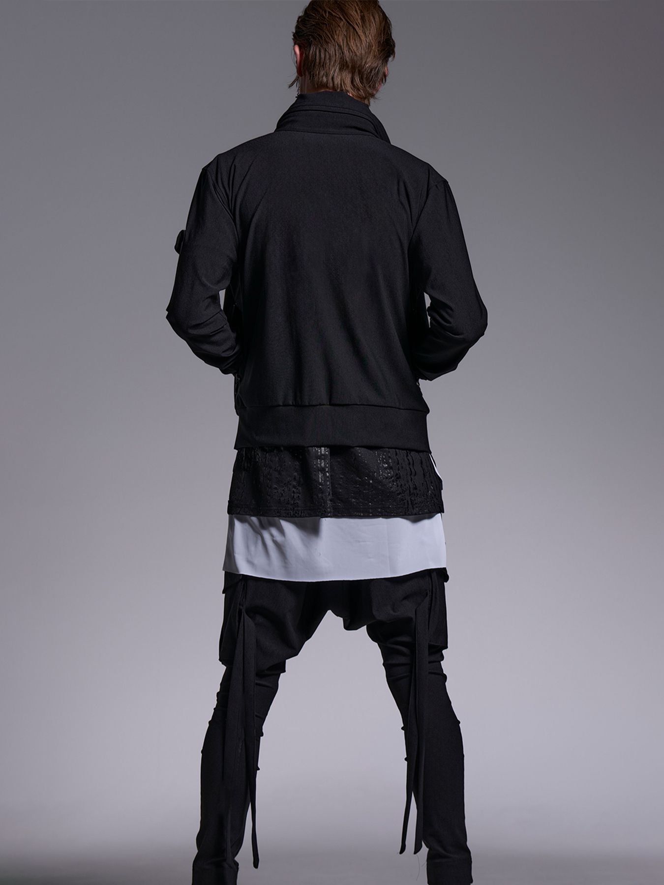 【予約品 1月4日(日) 締切】High Collar Jersey / ハイカラージャージ / ブラック