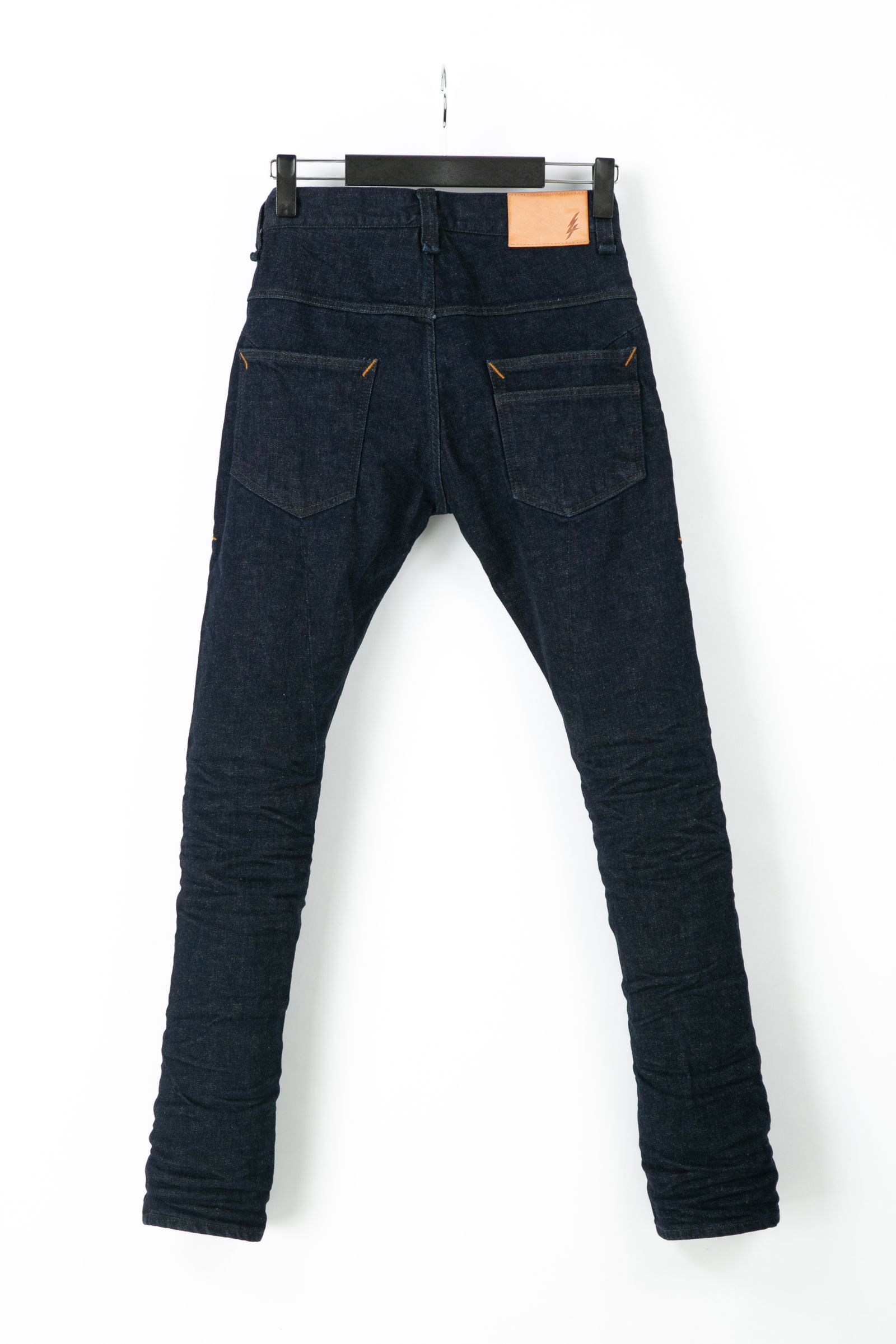 TIGHT JOE 12.5ozOrganic Cotton Stretch Denim TightStraight Jeans/インディゴ【STRUM】