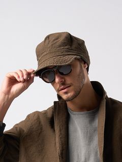 vintage work cap / ヴィンテージ ワークキャップ / ダークカーキ