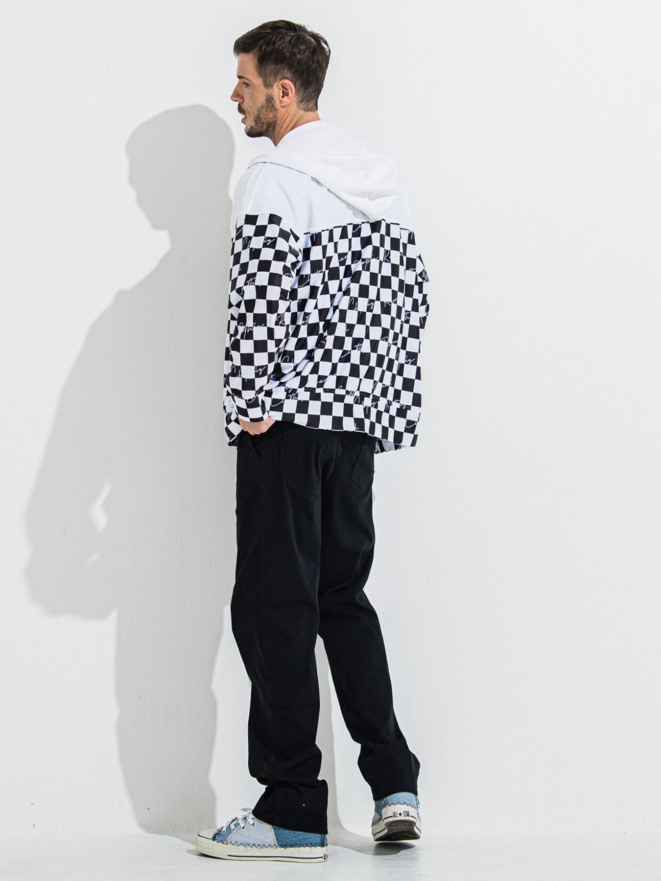 【予約品 】DENIM JERSEY WIDE PT / デニムジャージワイドパンツ / ブラック