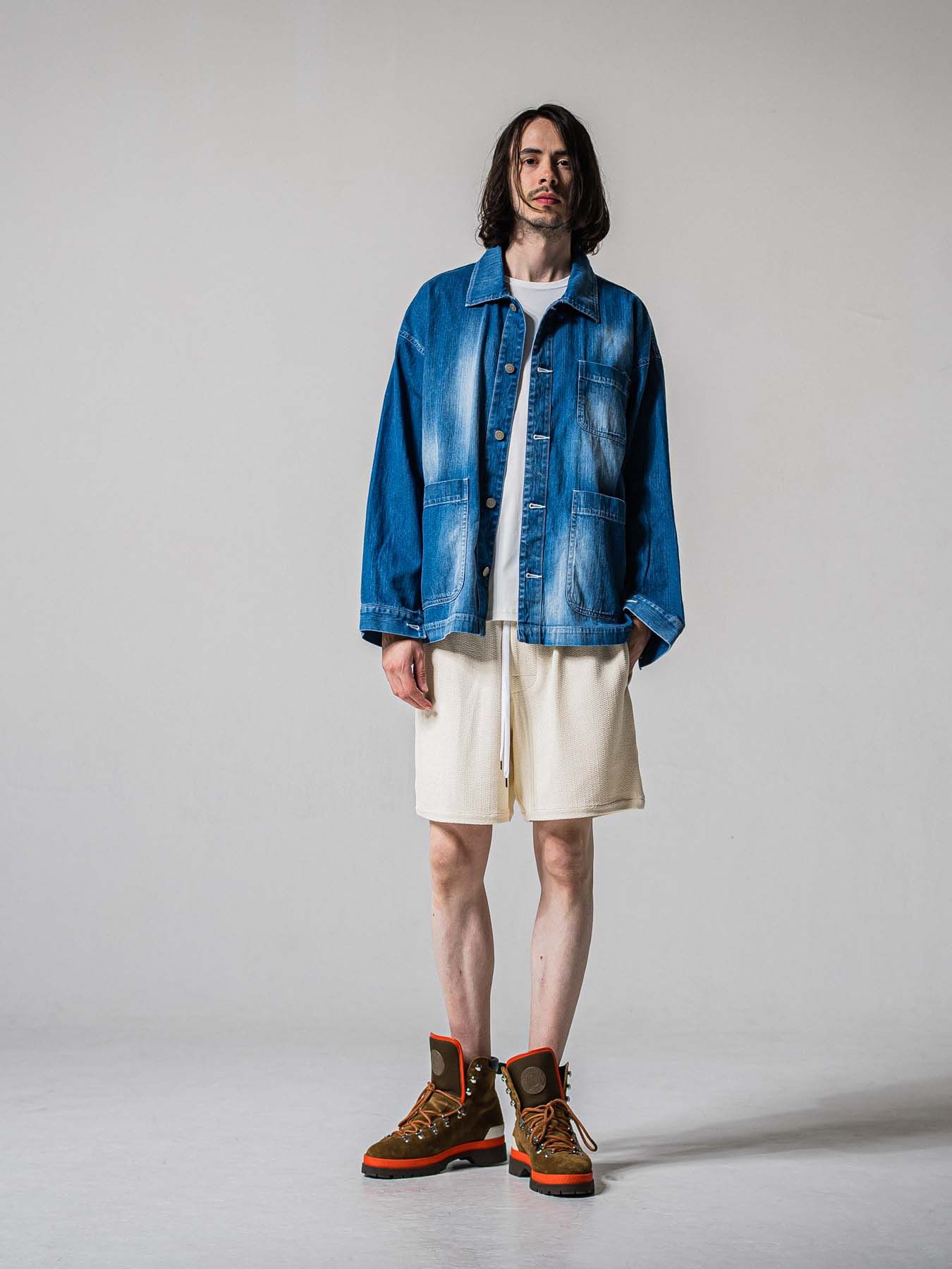 【予約品 11月16日(日) 締切】BLISTER KNIT HALF PT / ブリスターニットハーフパンツ / オフ