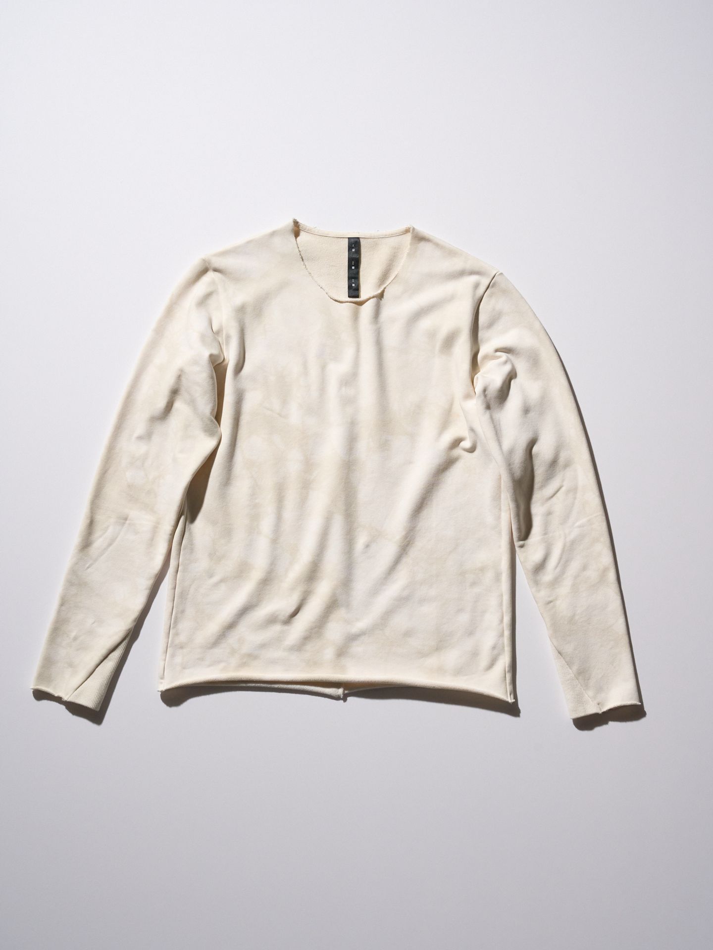 【予約品9月19日 10時締め】 cut-off sweatshirt  / Tシャツ / ライトイエロー