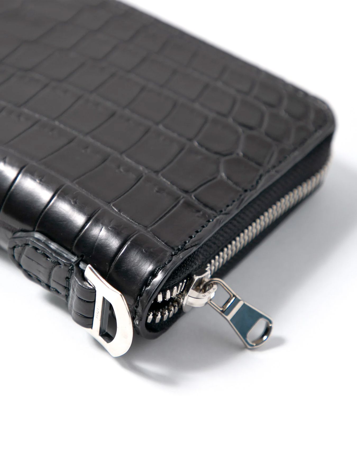 【予約品 10月12日(日) 締切】Nile Crocodile Round Wallet / ナイルクロコ ラウンドウォレット / ブラック