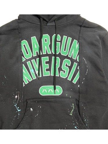 《予約品8月31日 23時55分締め》 COLLEGE HOODIE / パーカー / ブラック 【roarguns 】 2024年2月入荷予定
