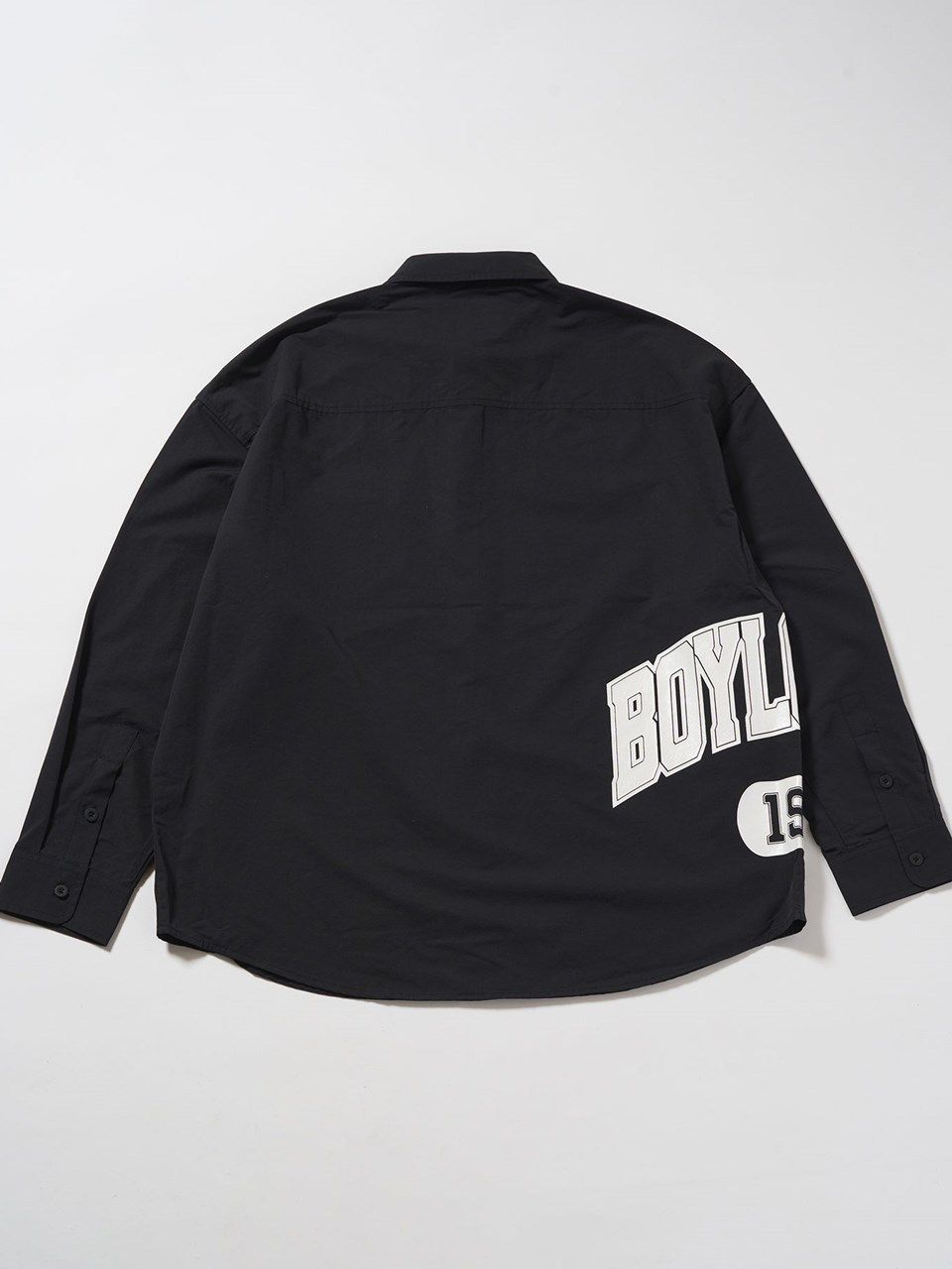 BOY LONDON SIDE LOGO Nylon Shirt / シャツ / ブラック