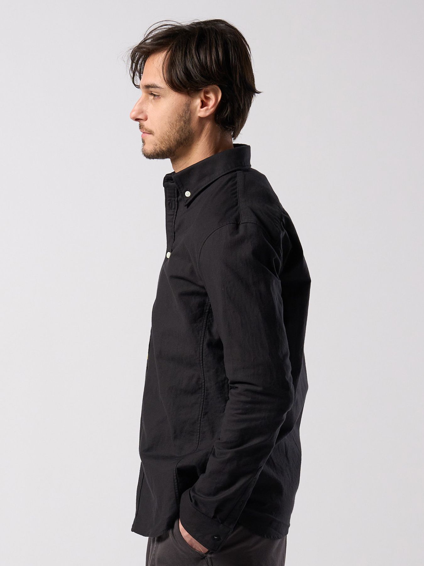 【予約品 4月19日(日) 18時締切】classic B.D shirt / クラシック ボタンダウンシャツ / ブラック