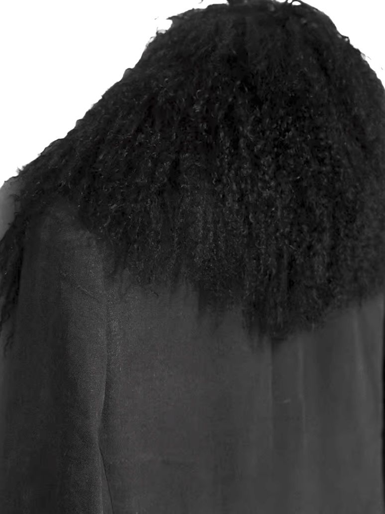 Tibetan lamb fur Detachable collar リアルファーネックマフラー単品【ys Yuji SUGENO】