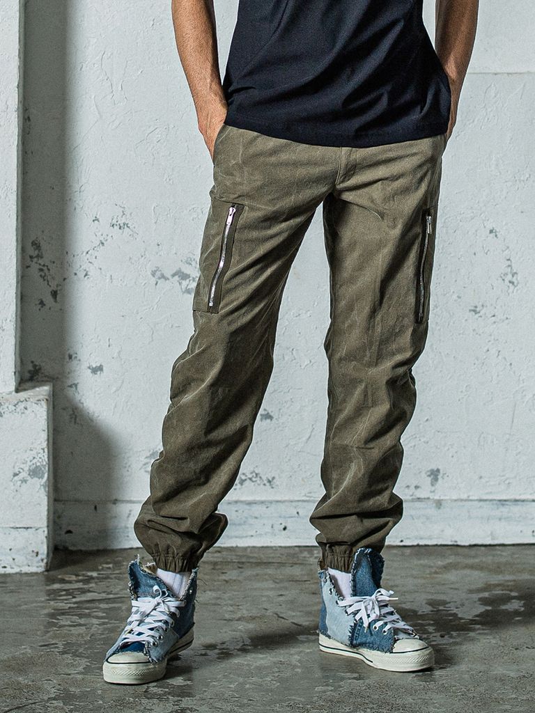 DAVID CARGO PANTS バイオ加工 / カーキ