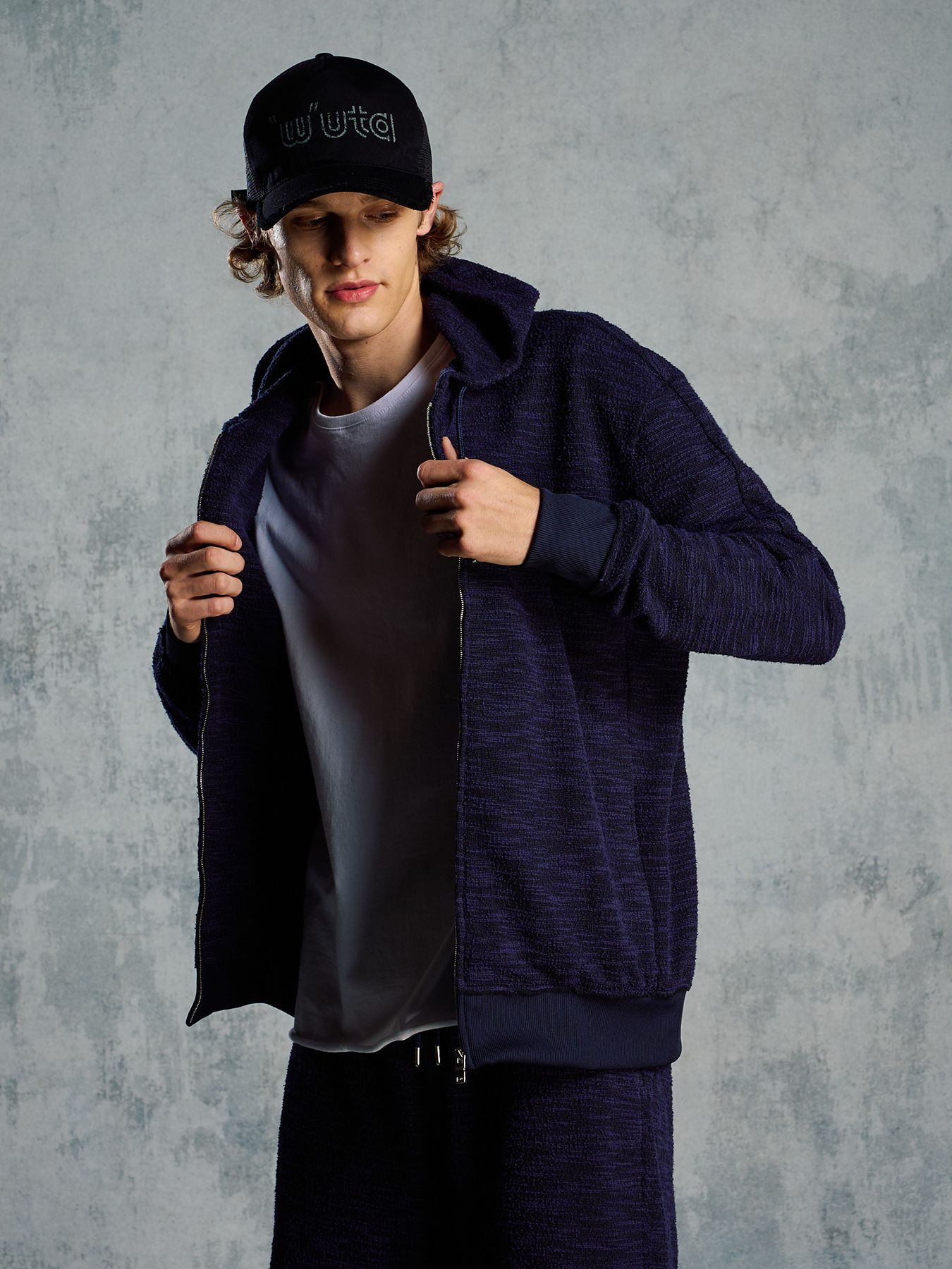 【予約品 1月25日(日) 締切】muta × wjk collection："w"uta cut-off mesh cap / "w"uta カットオフ メッシュキャップ / ディープブラック