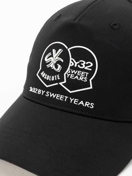 DOUBLE EMB CAP / ブラック 【SY32 by SWEET YEARS GOLF】