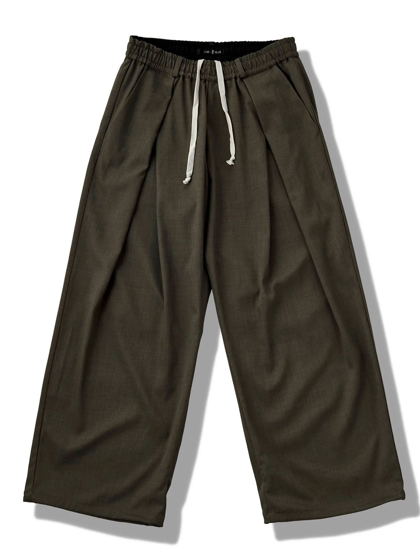 2WAYクロスタックイージーワイドトラウザーズ / グレー【NOID.】