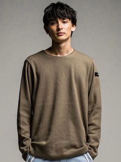 裏起毛velours fleece neo thermal / カーキ 【RESOUND CLOTHING】