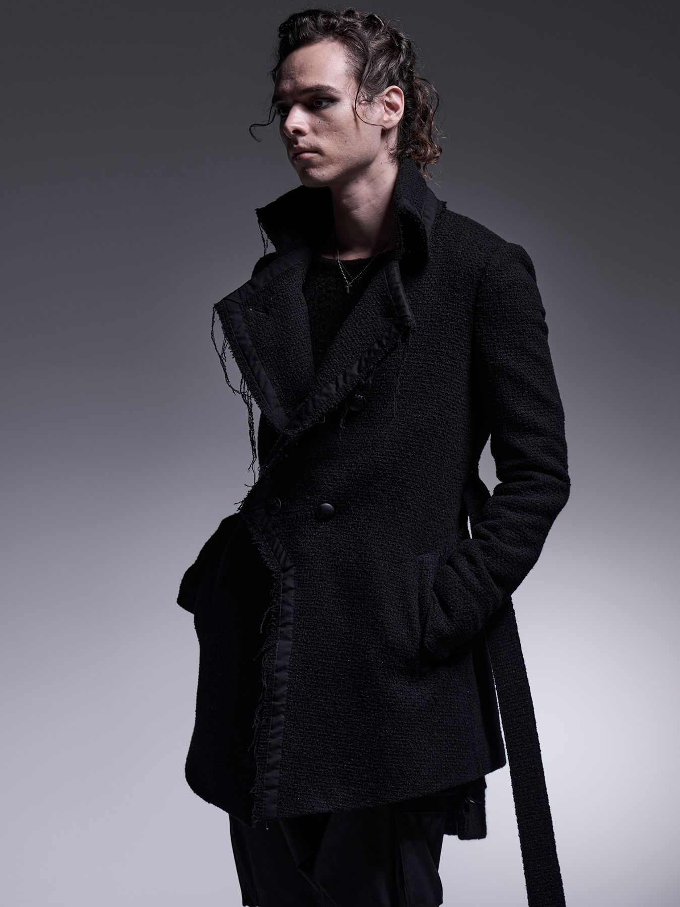 resound clothing スライバージャケット　黒赤　コート　サイズ2 resound clothing スライバージャケット 黒赤 コート サイズ2
