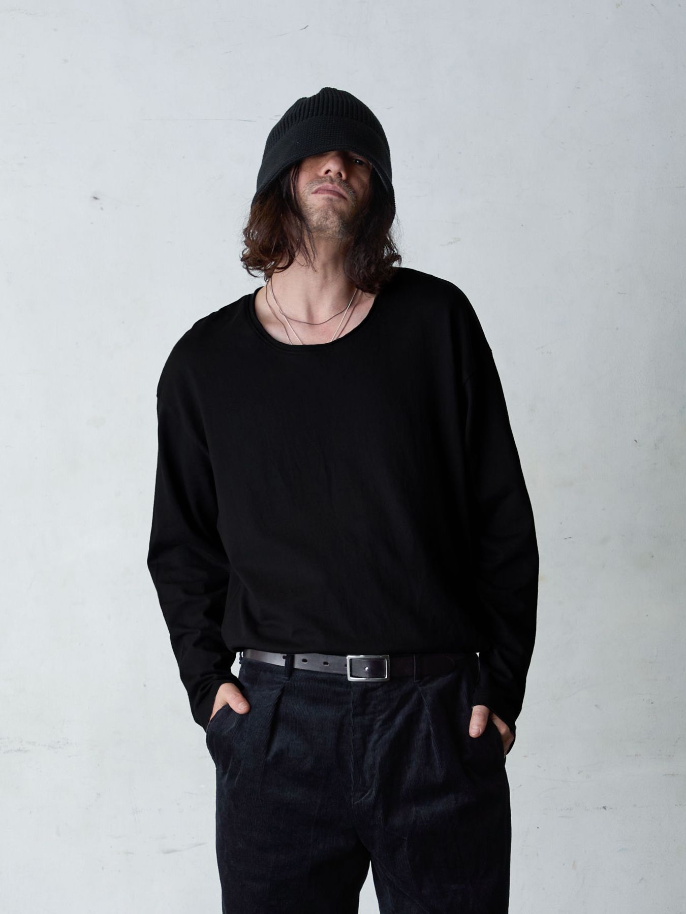 【予約品 5月27日(水) 締切】LONGCHILL / 長袖Tシャツ / ブラック