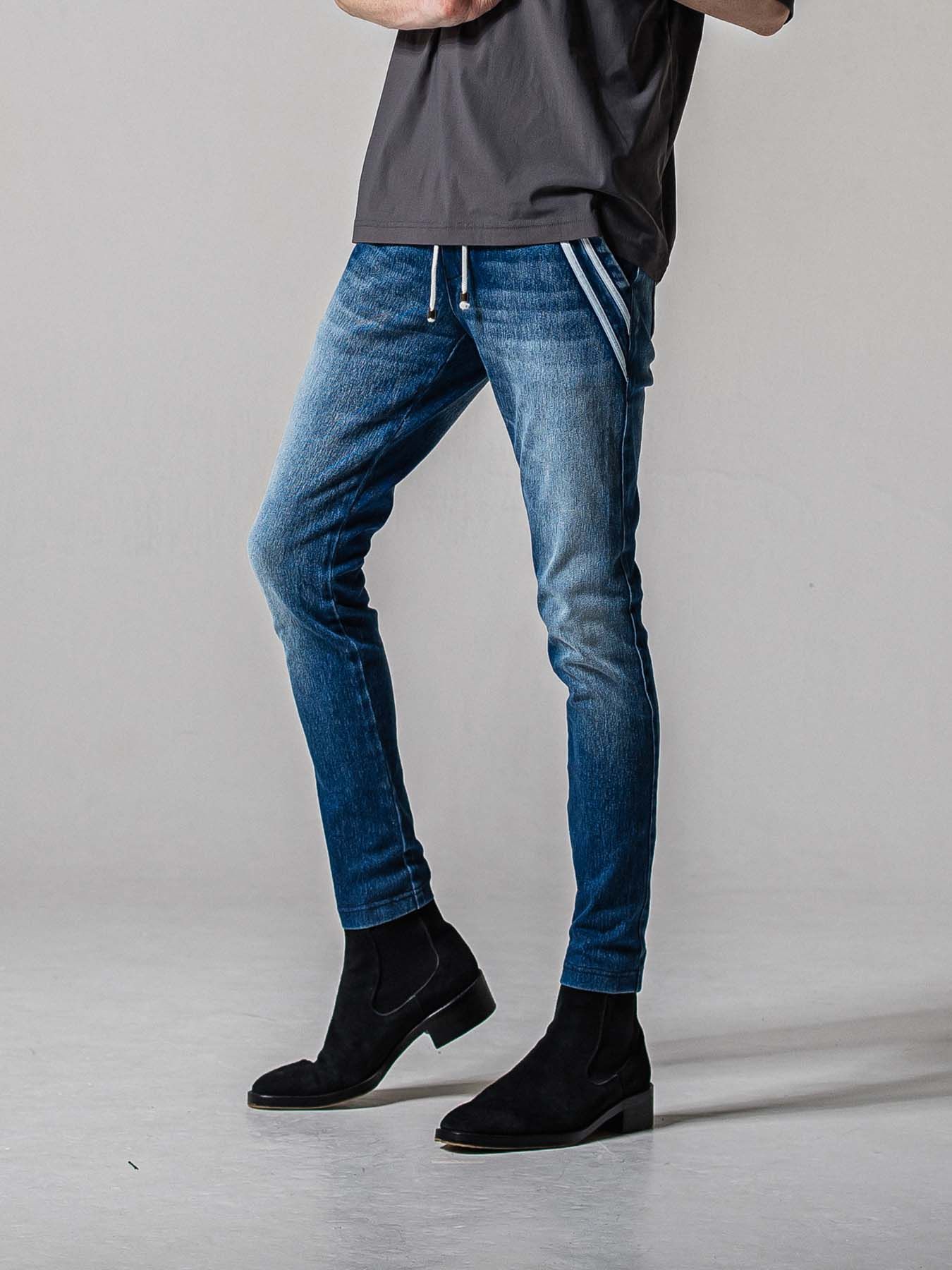 【予約品 11月16日(日) 締切】EX DENIM JERSEY EDGE PT / デニムジャージ エッジラインパンツ / ダークインディゴ