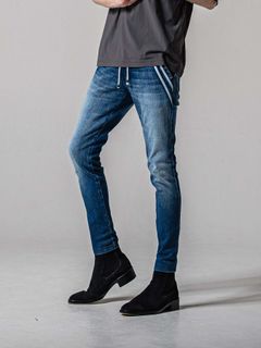 【予約品 11月16日(日) 締切】EX DENIM JERSEY EDGE PT / デニムジャージ エッジラインパンツ / ダークインディゴ