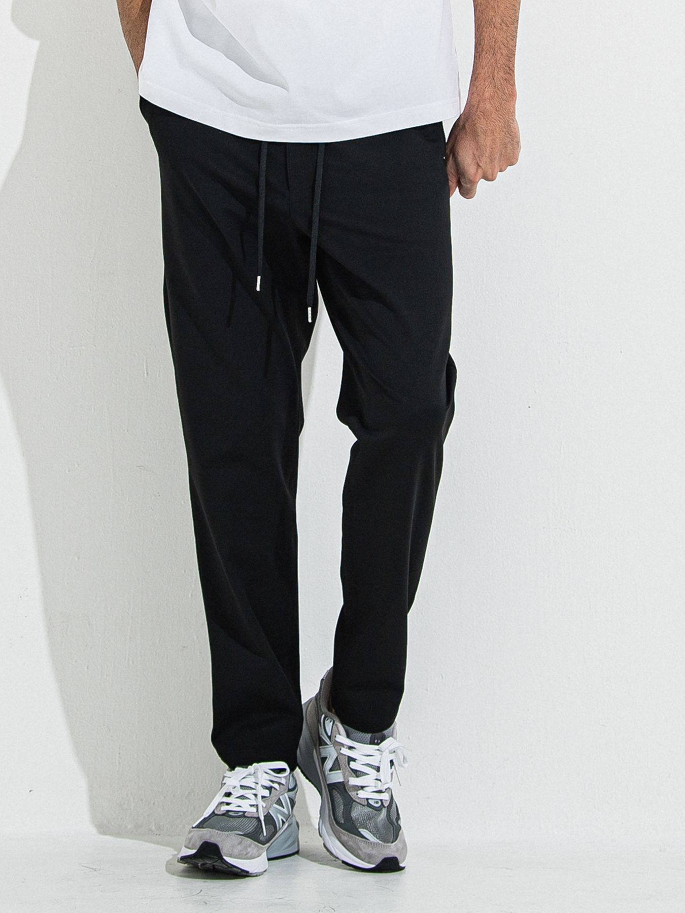 【予約品 】PAT WIDE EASY PANTS / パットワイドイージーパンツ / ブラック