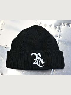 COTTON knit cap / ニットキャップ / ブラック・ホワイト