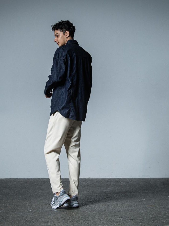 《予約品》 JAMES OVER DUNGAREE SHIRT  / オーバーウエスタンシャツ / インディゴワンウォッシュ