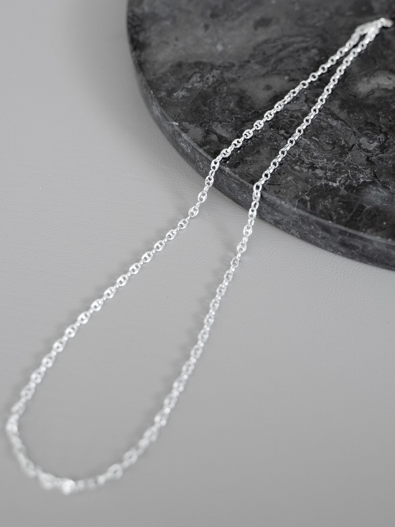 《予約品》 PUFFED MARINA CHAIN / チェーン / シルバー 【Iroquois.SENTI】