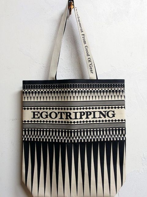 ARROWHEAD TOTE / ホワイト【EGO TRIPPING】