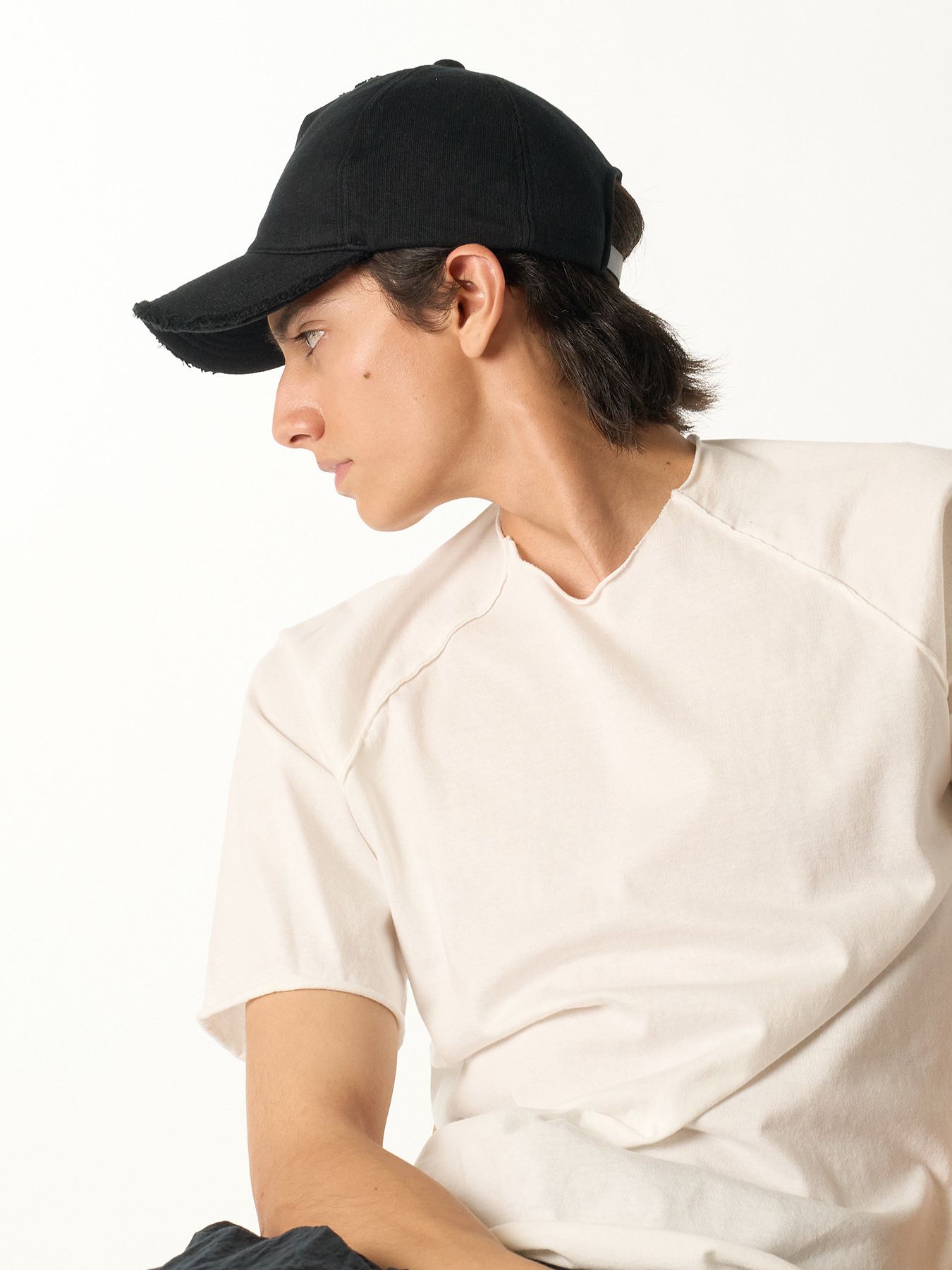【予約品 9月23日(火) 締切】jersey B.B. cap / ジャージー ベースボールキャップ / ディープブラック