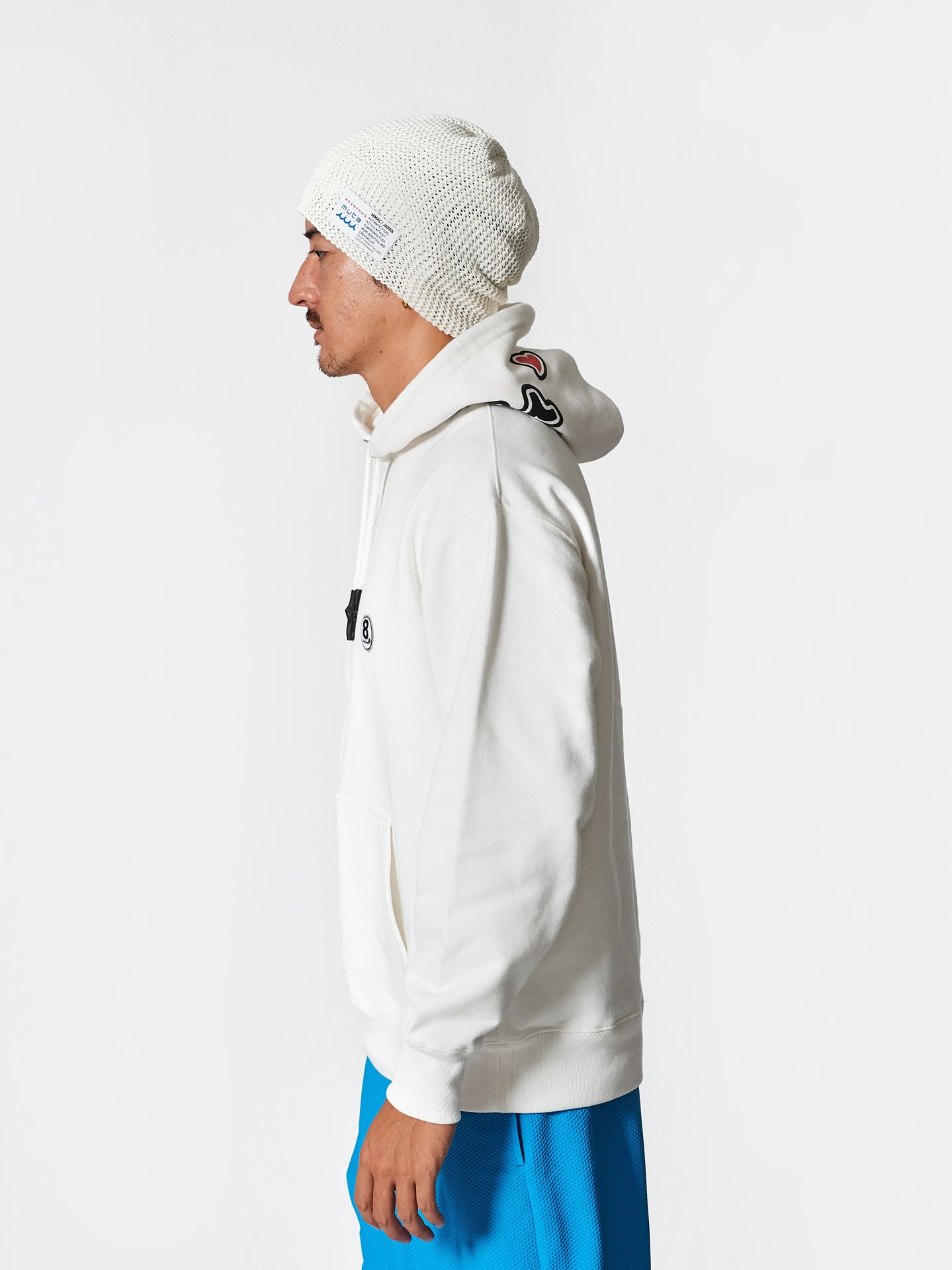 muta sweet muta hoodie / パーカー / ホワイト 【Acanthus×muta】