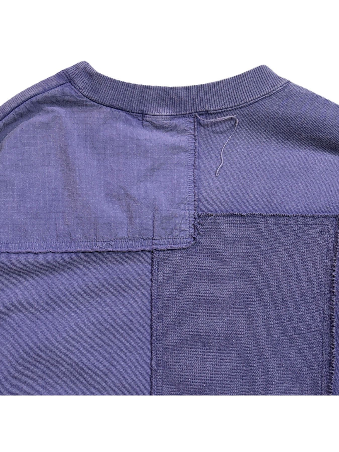 【予約品 3月9日(月) 18:00 締切】PATCHWORK SWEAT / パッチワーク スウェット / パープル