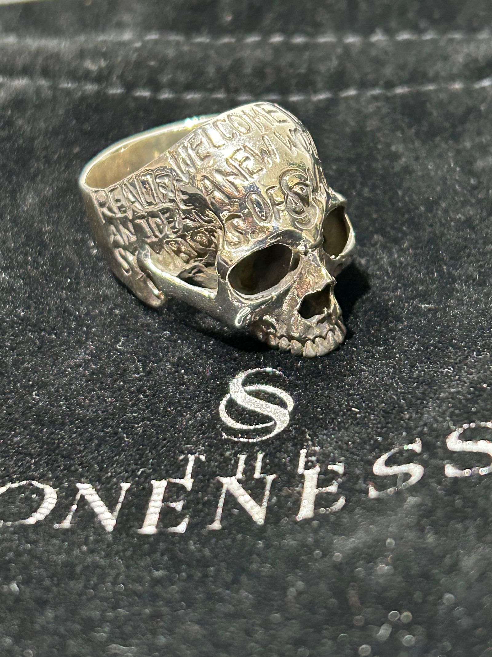 THE ONENESS - 特注THEONENESS Philosophy SkullRing / スカルリング