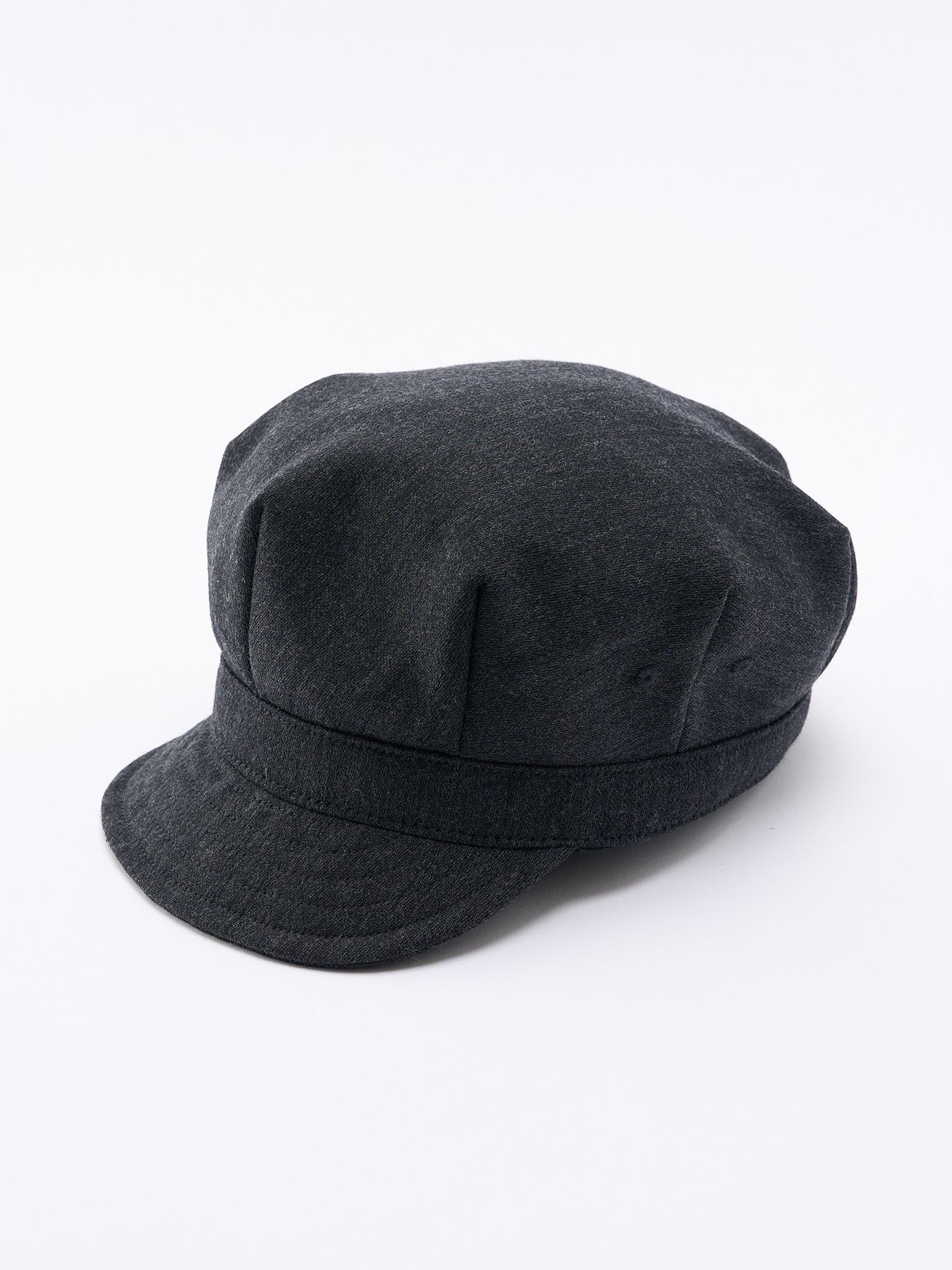 【予約品 4月19日(日) 18時締切】venetian stripe engineer cap / ヴェネツィアン ストライプ エンジニアキャップ / チャコール