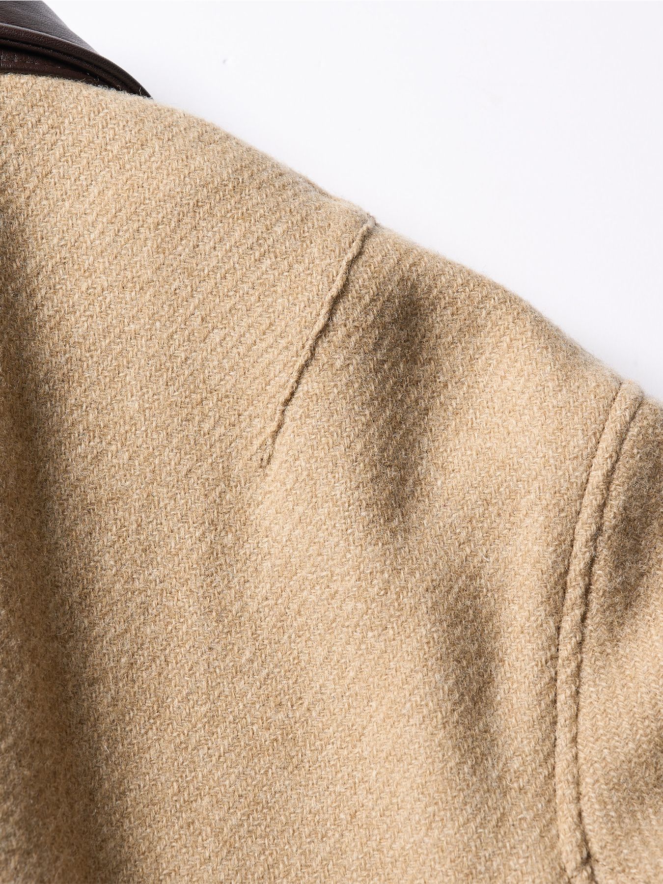 【予約品 】classical tweed zip blouson / クラシックツイード ジップブルゾン / ベージュ