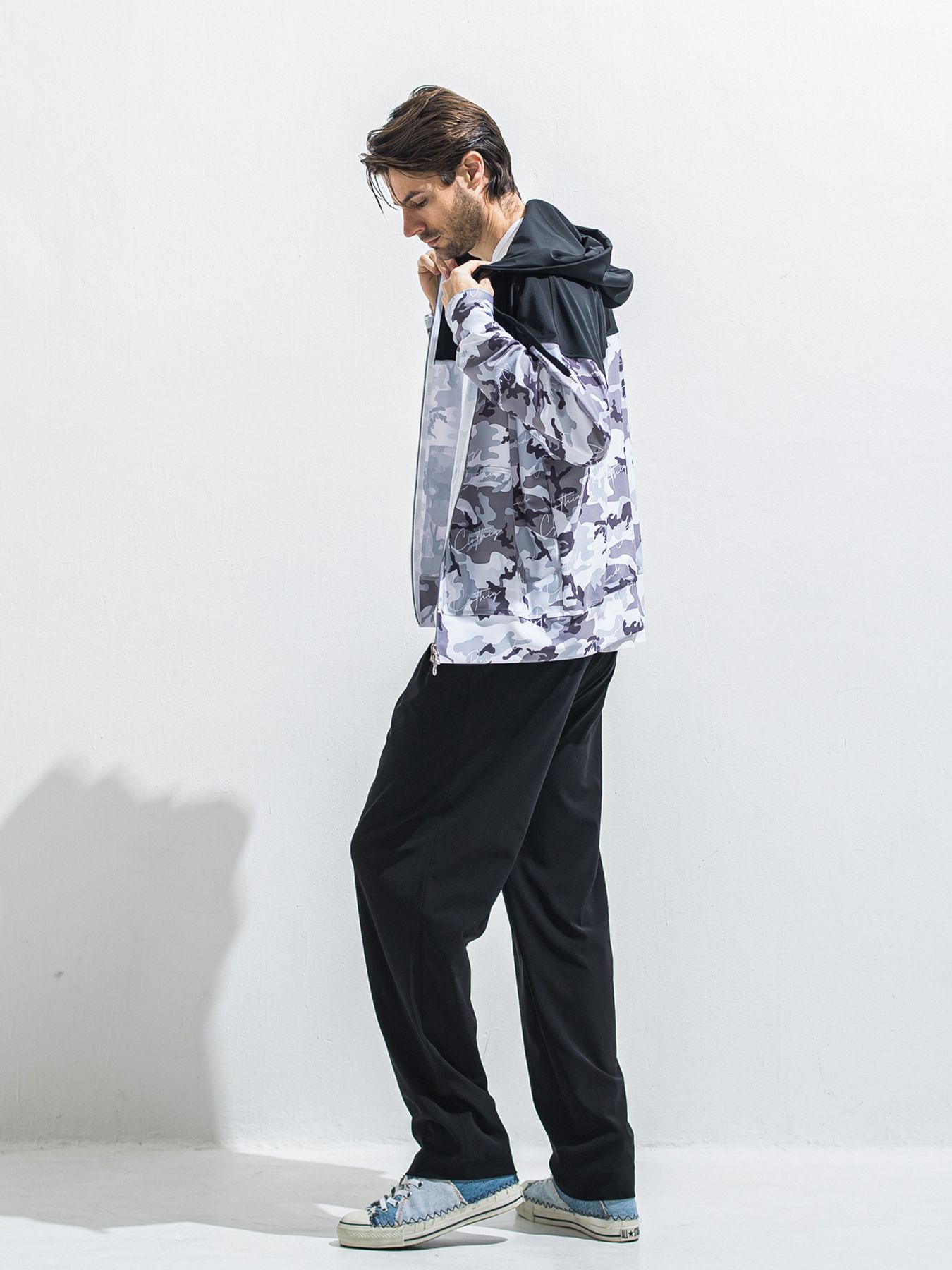 【予約品 2月15日(日) 18:00 締切】BEN PANTS / ワイドルーズパンツ / ブラック