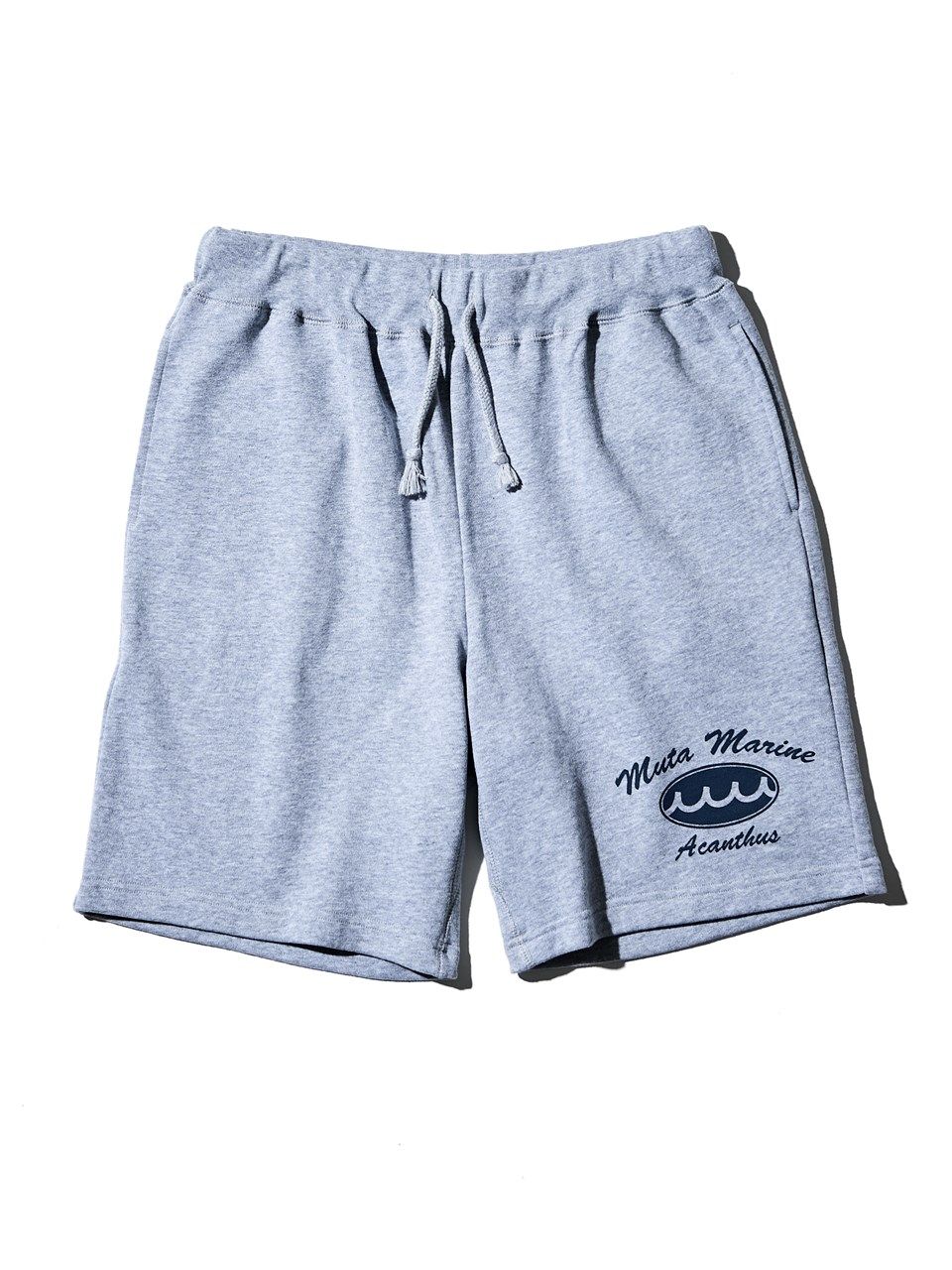 (予約品2023年10月19日18時締め) muta Circle Logo Sweatshorts / スウェットショートパンツ / グレー 【Acanthus×muta】