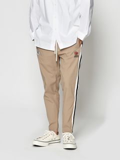 【予約品 10月9日(木) 締切】muta sweet side line pants / ラインパンツ / ベージュ【Acanthus × muta MARINE】