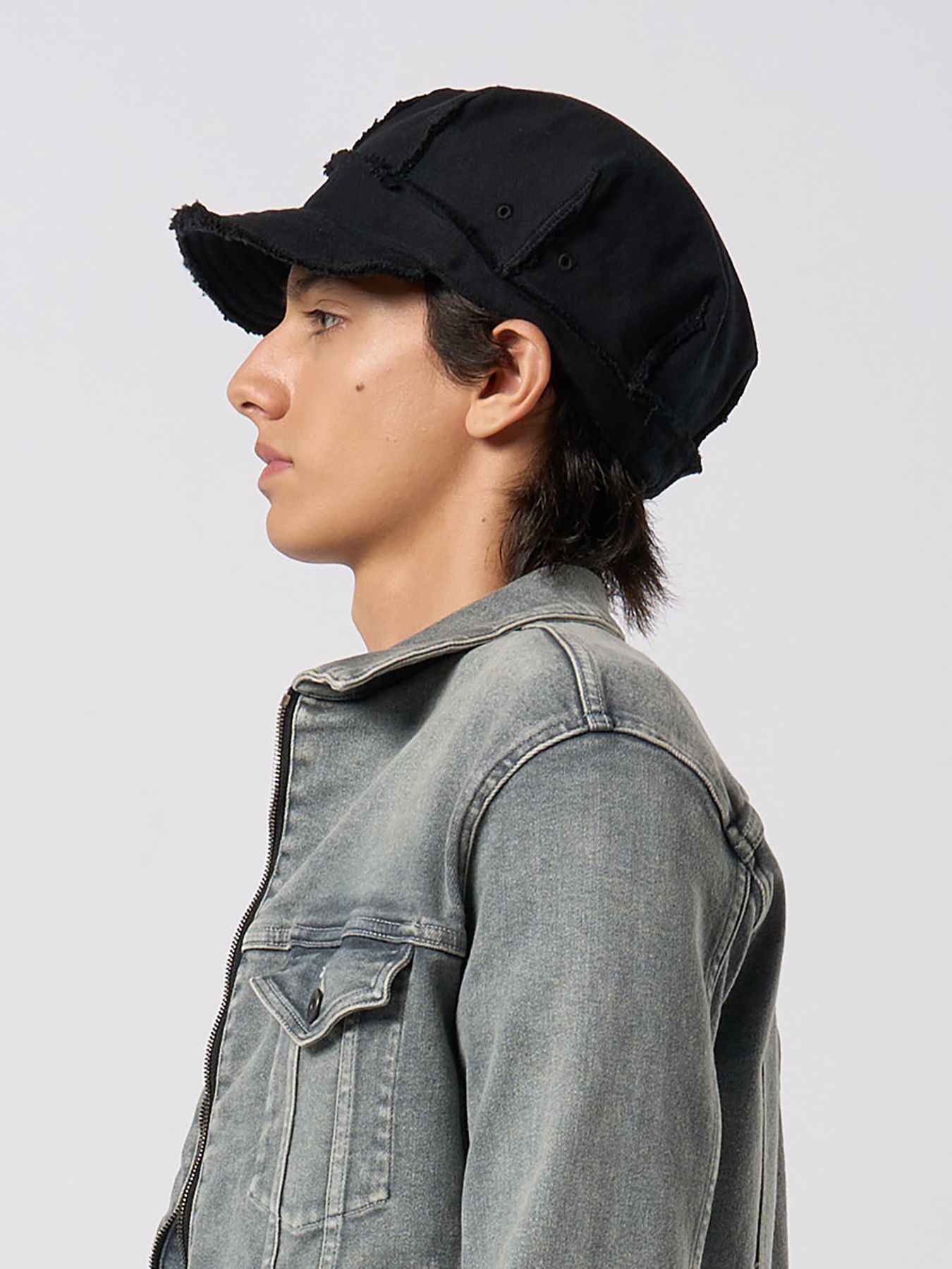 【予約品 9月23日(火) 締切】jersey engineer cap / ジャージー エンジニアキャップ / ディープブラック