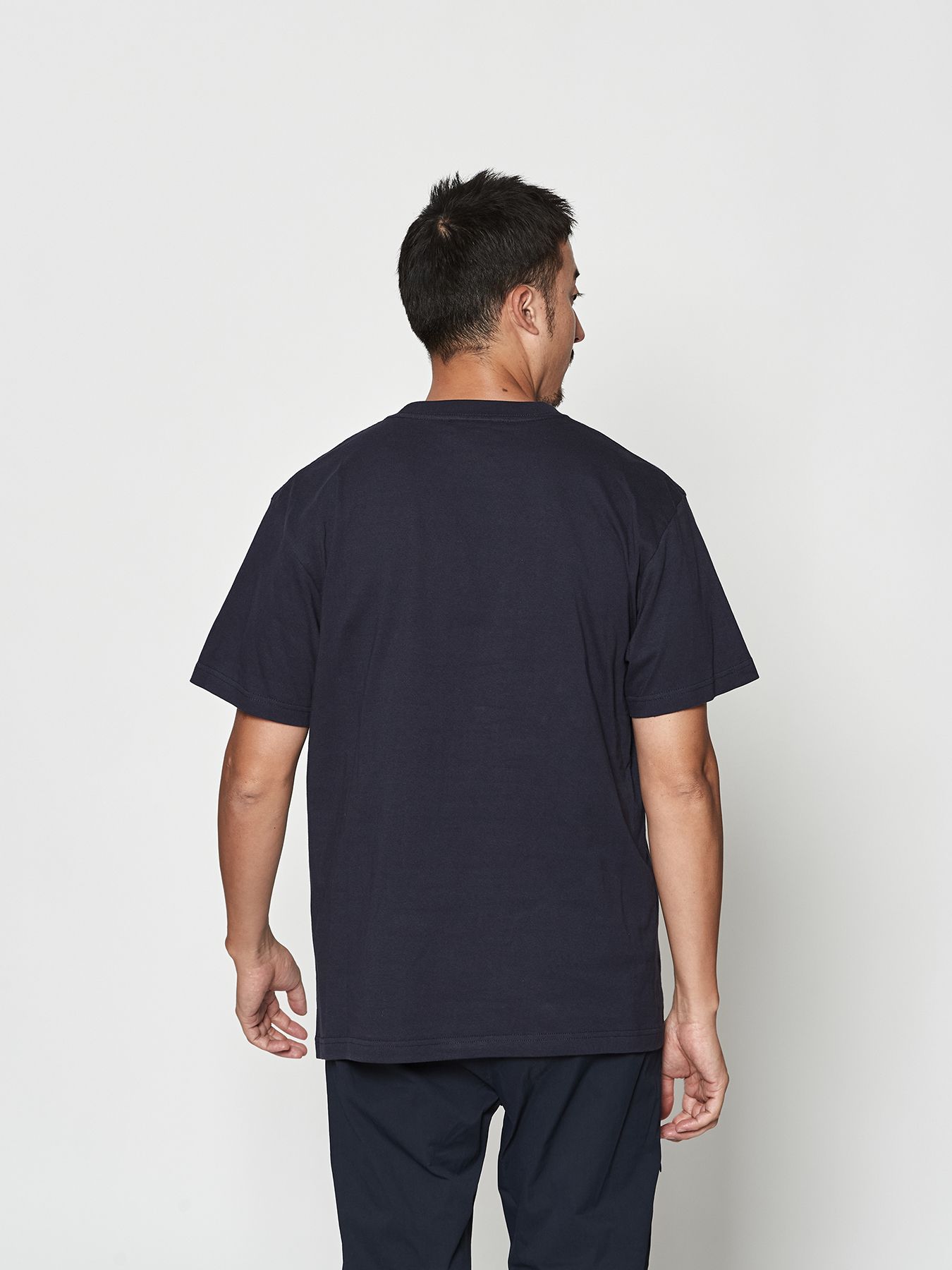 【予約品 10月9日(木) 締切】muta Heat Hibiscus Tee / Tシャツ / ネイビー【Acanthus × muta MARINE】