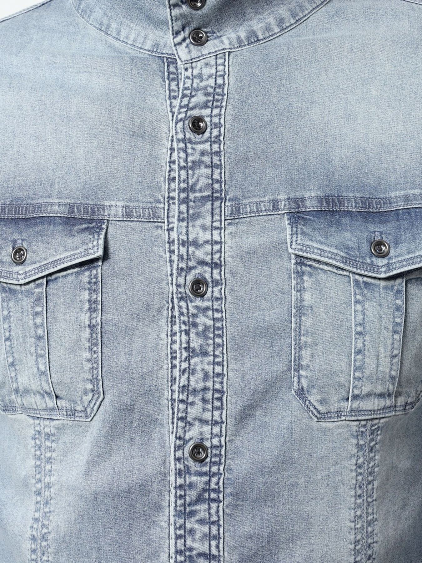 スーパーライトオンスデニムGジャン / ネイビー 【HIDEAWAYS NICOLE】