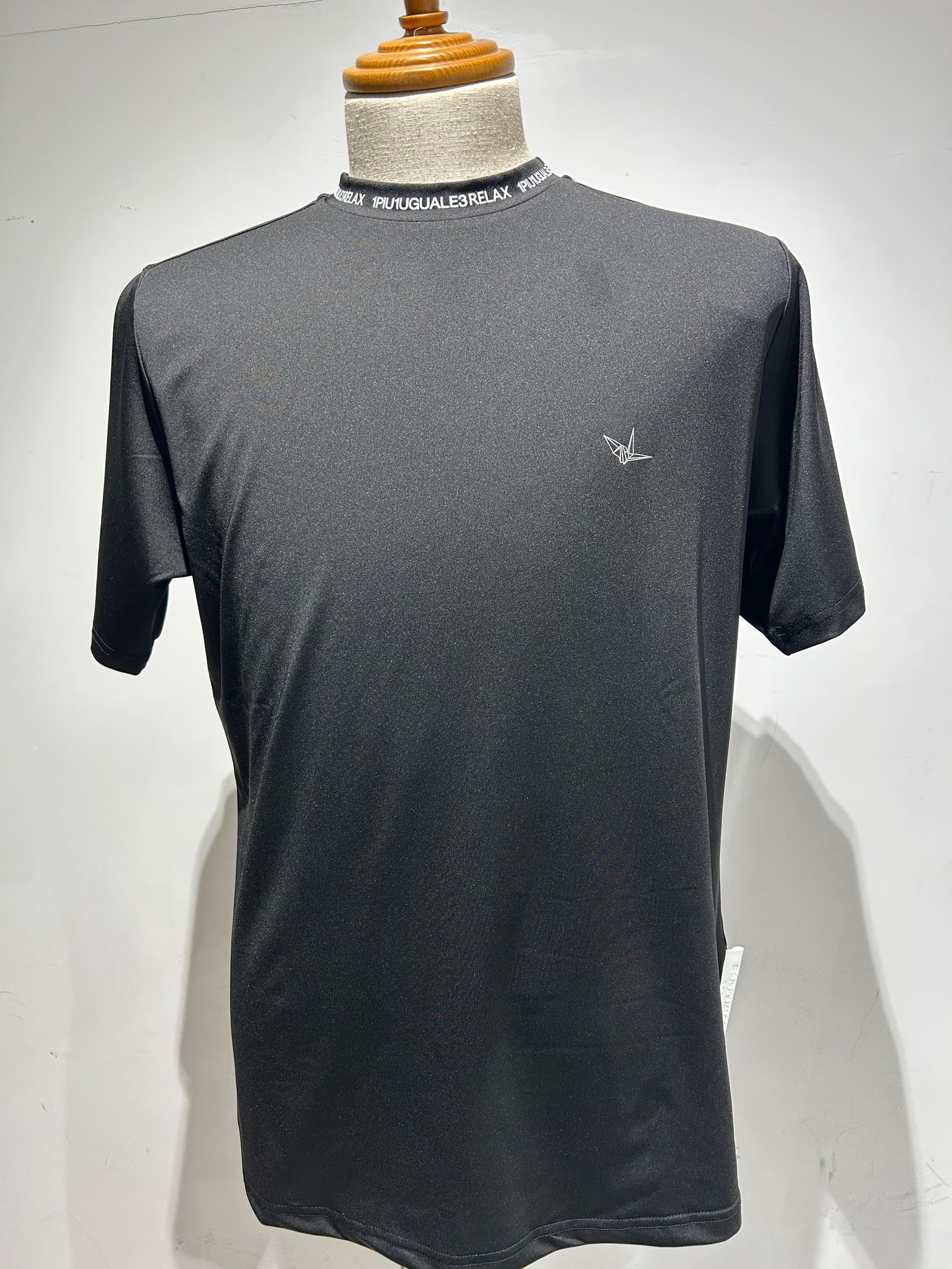 ランニングモックネックTシャツ / ブラック