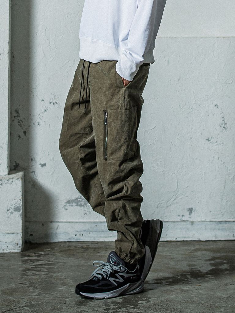 DAVID CARGO PANTS バイオ加工 / カーキ