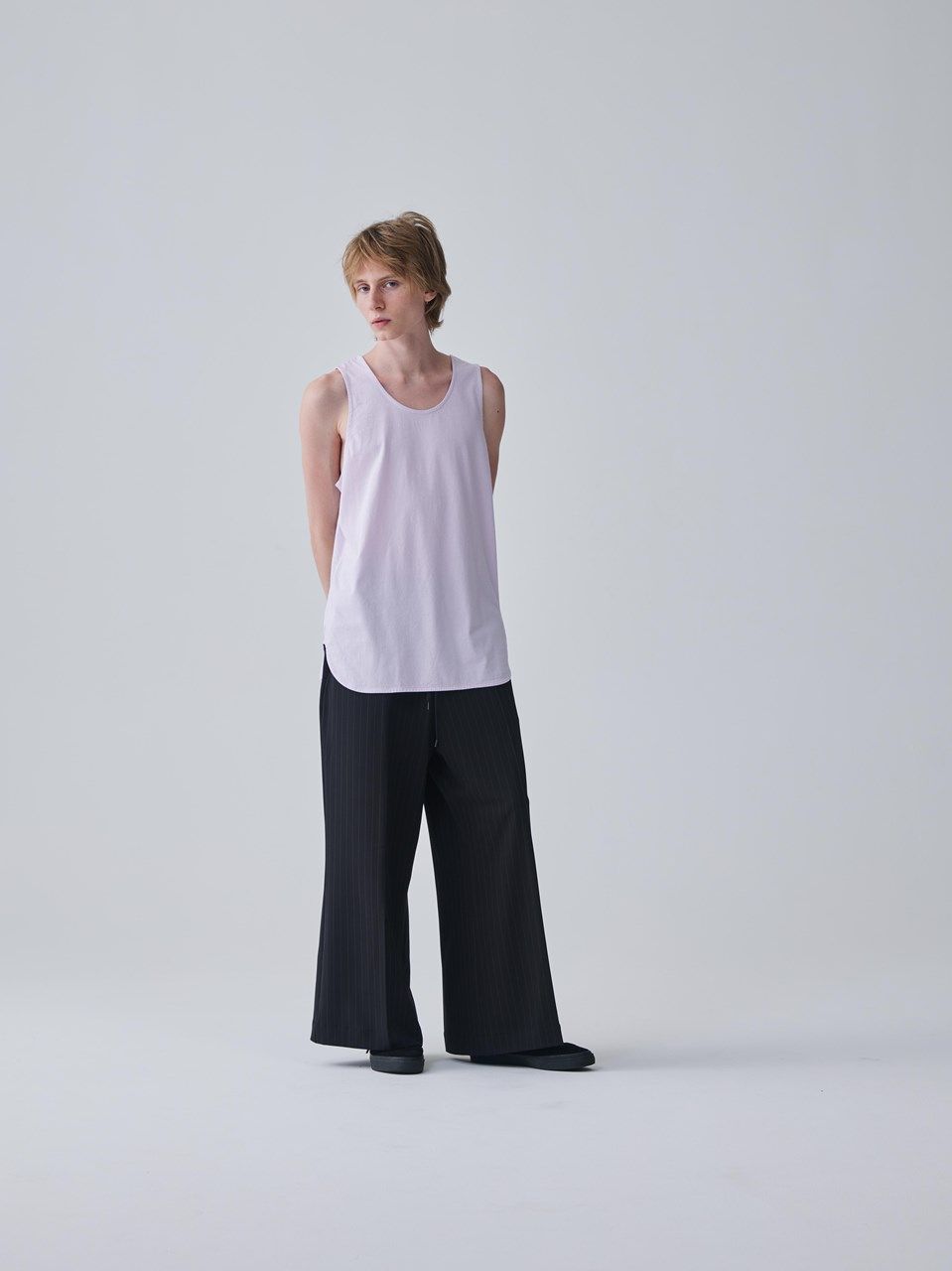 《予約品.先着限り》 LAYERED LONG T/T  / タンクトップ / ピンク 【Iroquois.イロコイ】 2024年3月中旬~入荷予定