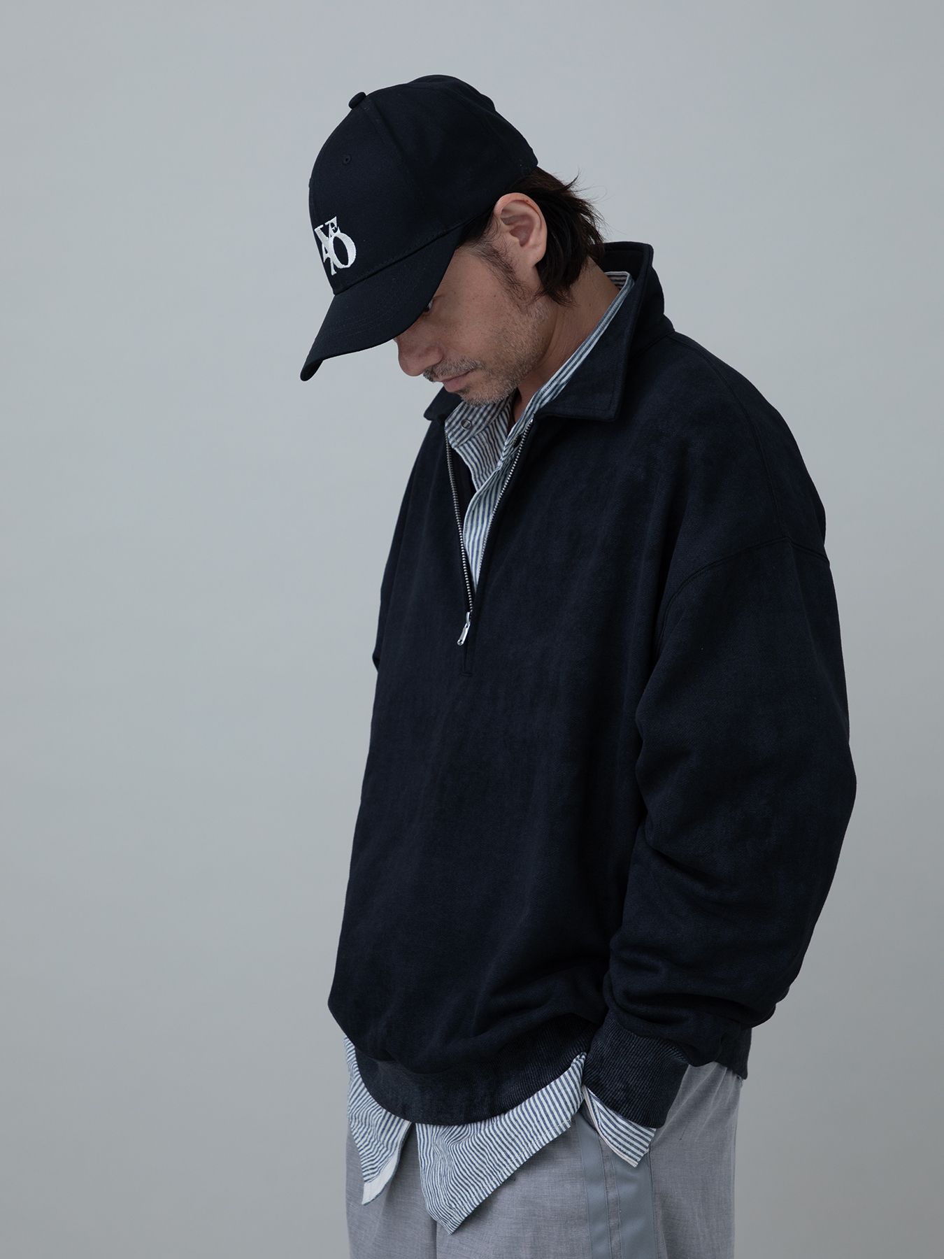 【予約品 11月23日(日) 締切】MINIMALPULLOVER / プルオーバーシャツ / BLACK