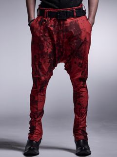 Sarrouel Pants / サルエルパンツ / ブラック&レッド