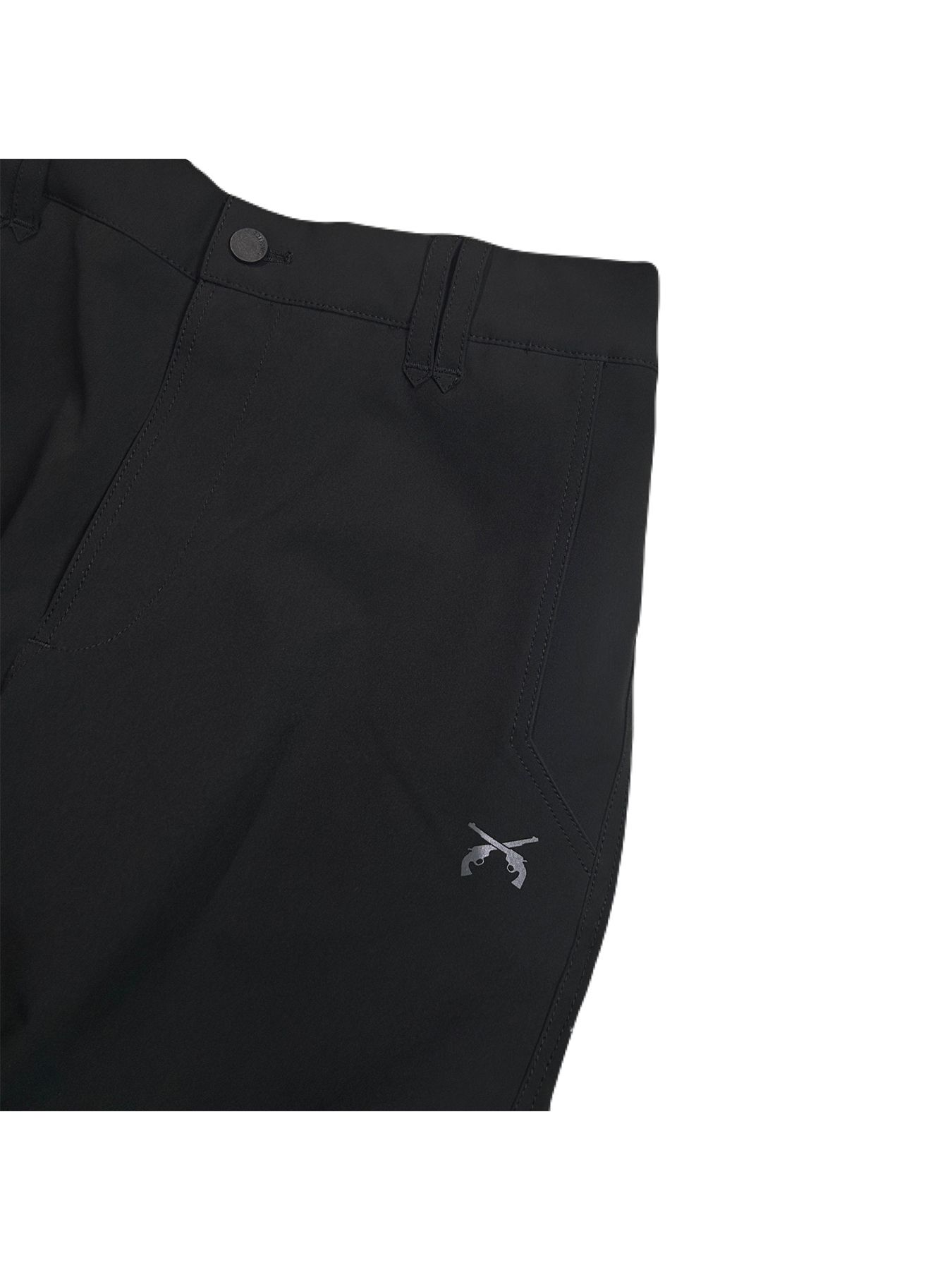 REF PRINT NYLON PT / リフレクタープリント ナイロンワイドカーゴパンツ / ブラック