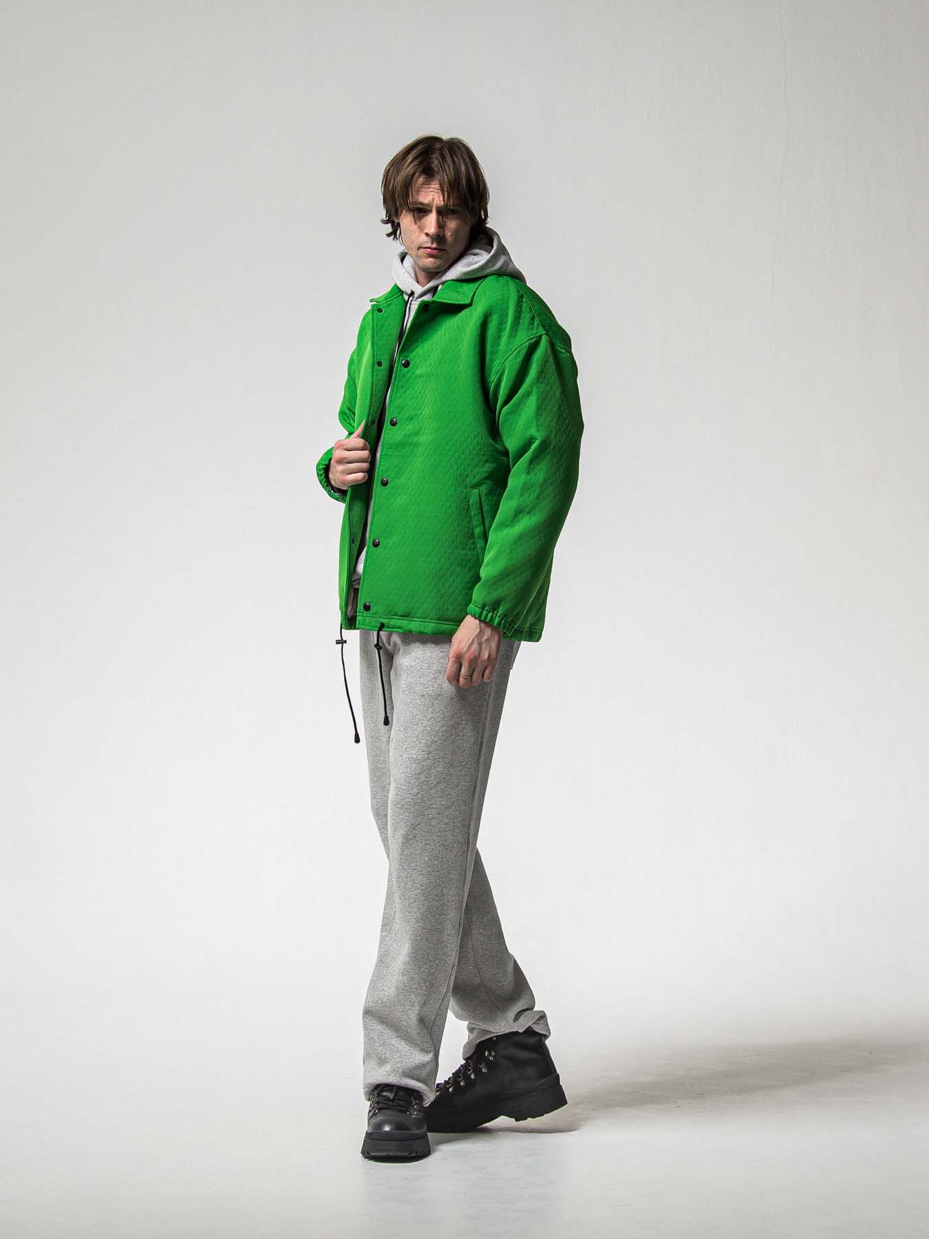 【予約品 8月31日(日) 締切】 VELOURS FLEECE WIDE TUCK PANTS / ベロアフリース ワイドタックパンツ / グレー