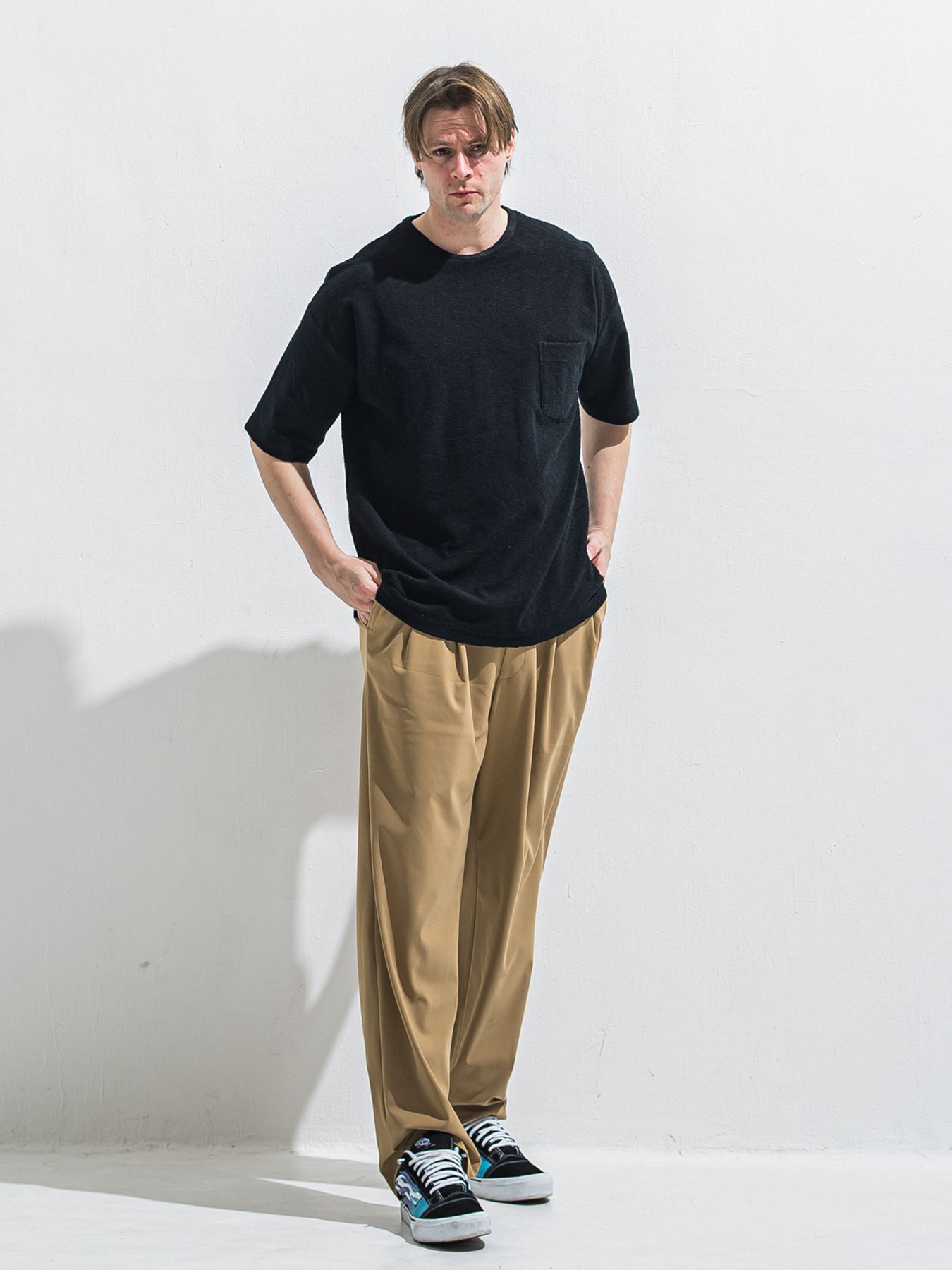 【予約品 2月15日(日) 18:00 締切】BEN PANTS / ワイドルーズパンツ / ブラウン