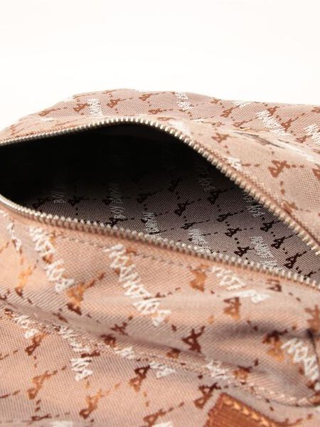 DOUBLE BUCKLE JACQUARD BACKPACK/ リュック / ブラウン