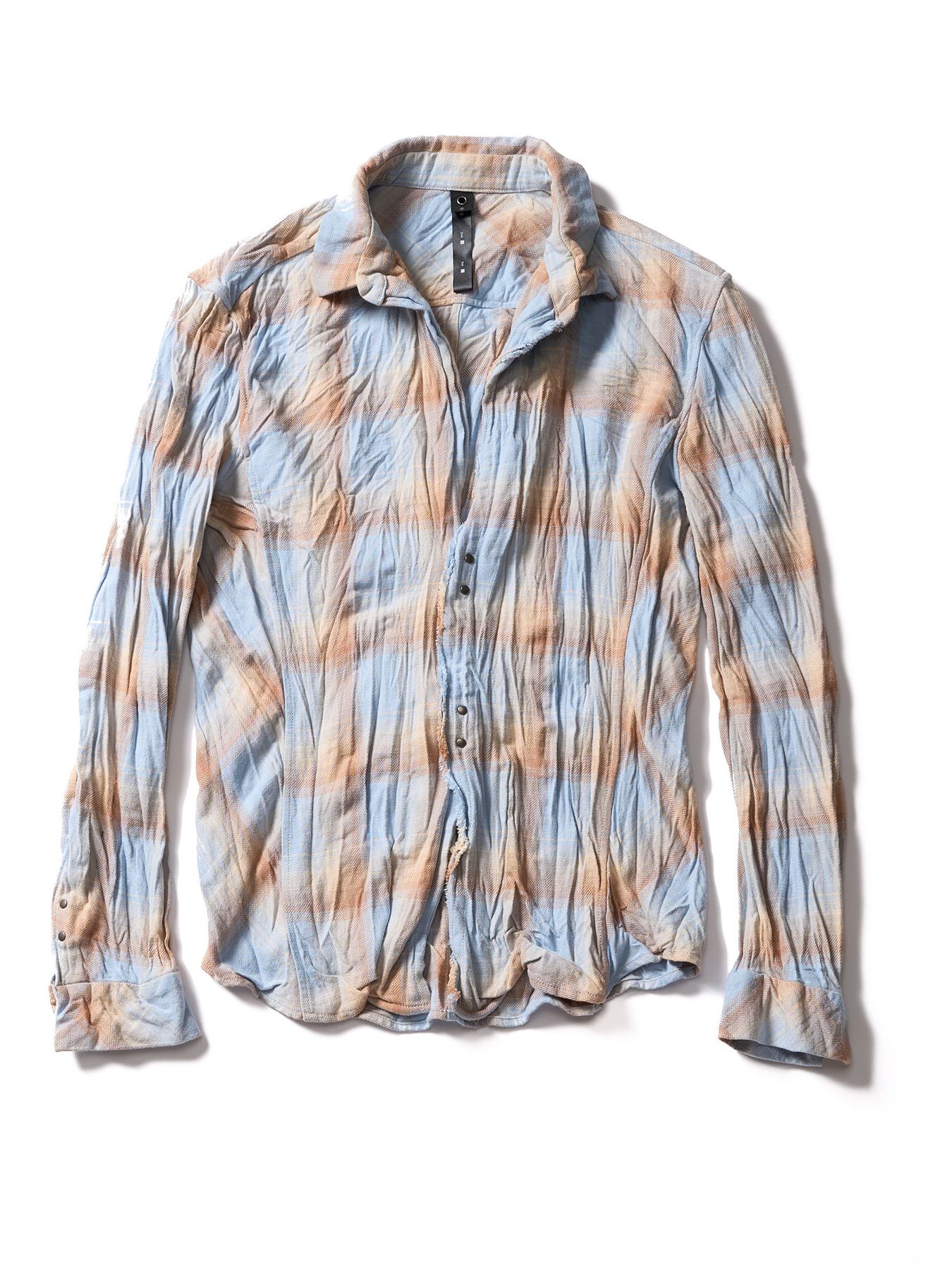 【予約品】2-hook check / ペールトーンチェック 2フックシャツ / ペールブルーチェック
